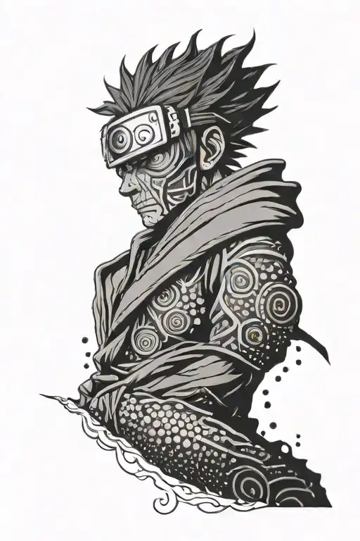 obito from naruto tattoo design idea