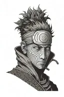 obito from naruto tattoo design idea