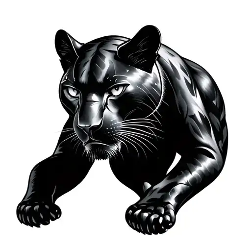 black panther on shoulder tattoo tattoo design idea