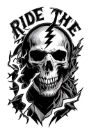Ride The Lightning tattoo design idea