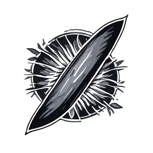 Boomerang tattoo design idea