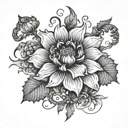 opium dark clothing style design tattoo design idea