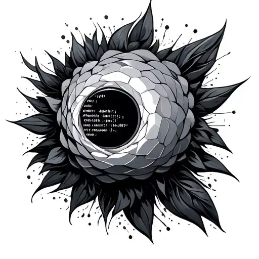 computer code tattoo design idea