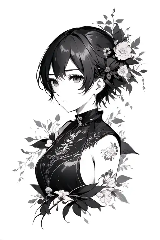 re-zero Subaru and rem anime rezero tattoo design idea