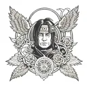 itachi uchiha tattoo design idea