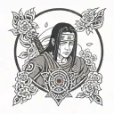 itachi uchiha tattoo design idea