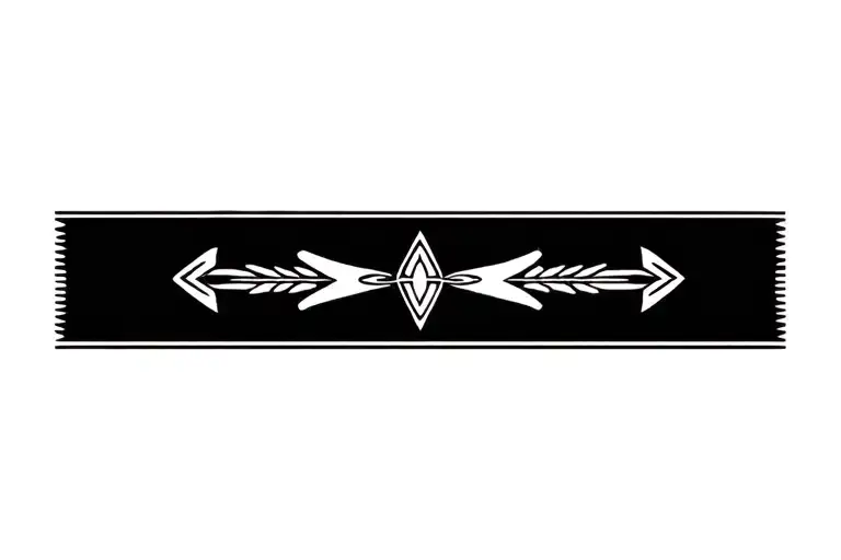 Symbol around wrist band tattoo tattoo design idea