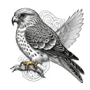 Kestrel tattoo design idea