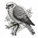 Kestrel tattoo design idea