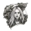 Billie Eilish tattoo design idea