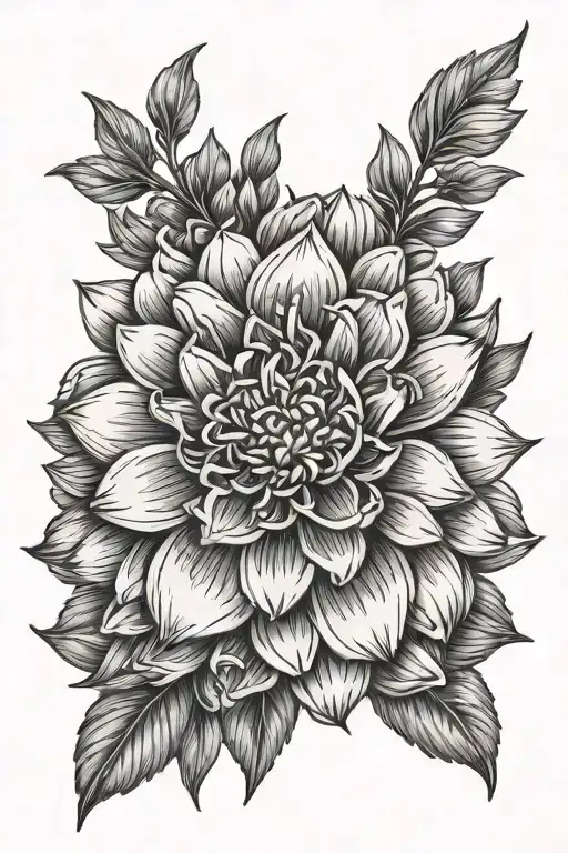 Aster flower, Blue color, Aster flower, Sapphire stone, libra zodiac sign tattoo design idea