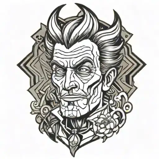 borderlands 2 handsome jack tattoo design idea