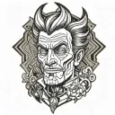 borderlands 2 handsome jack tattoo design idea