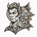 borderlands 2 handsome jack tattoo design idea