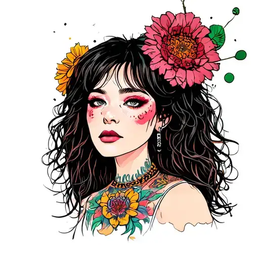 bjork tattoo design idea