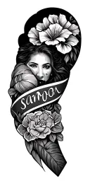 samoa for arm tattoo design idea
