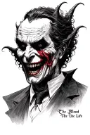 Dracula and below the face to write The Blood is The Life tattoo design idea