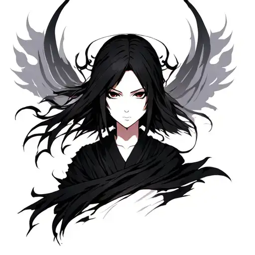 konan akatsuki tattoo design idea