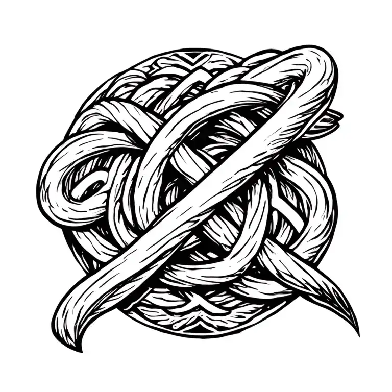 Witches Knot tattoo design idea
