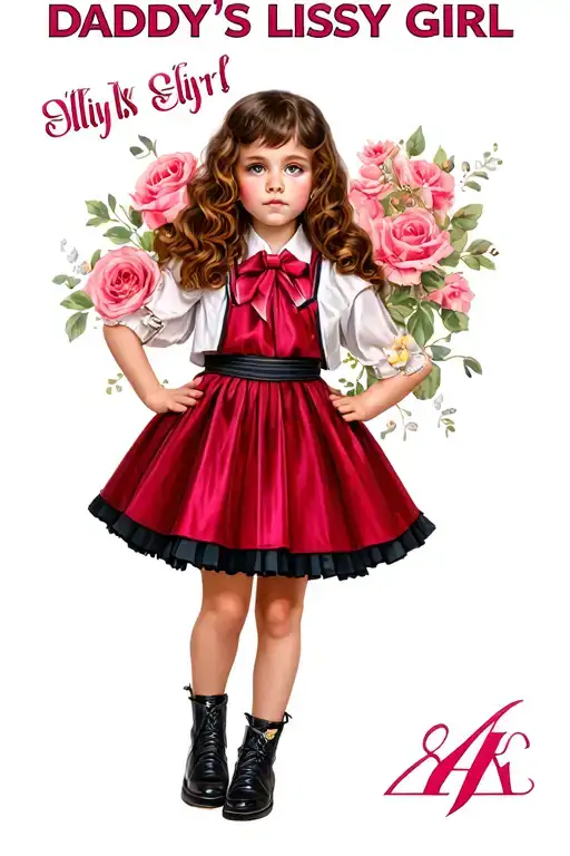 "DADDY'S LIL SISSY GIRL" slut school girl tattoo design idea