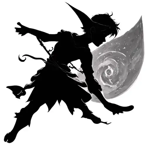 Peter Pan tattoo design idea