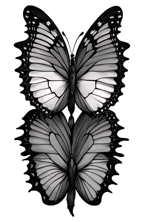 butterfly tattoo design idea