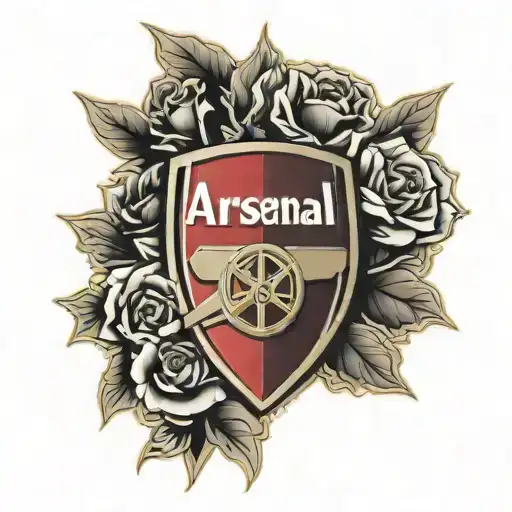 arsenal crest type tatoo tattoo design idea