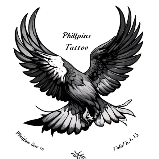 Philippians 4 13 tattoo design idea