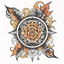 neda symbol tattoo design idea