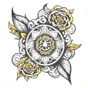 neda symbol tattoo design idea