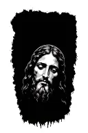 Jesus Christ my wife and kids tattoo design idea