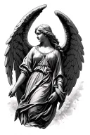 angel tattoo tattoo design idea