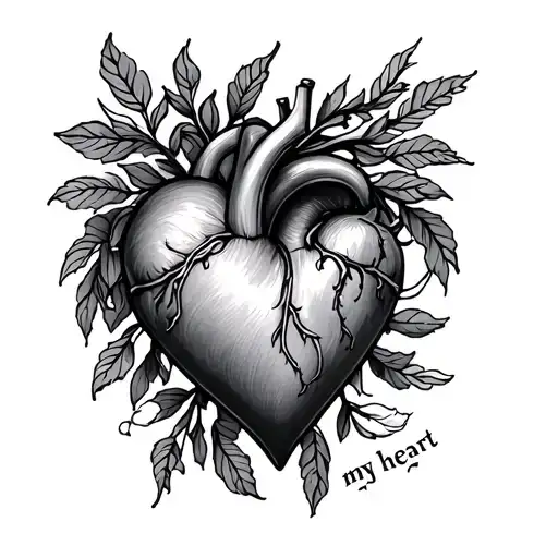 Always In My Heart tattoo design idea