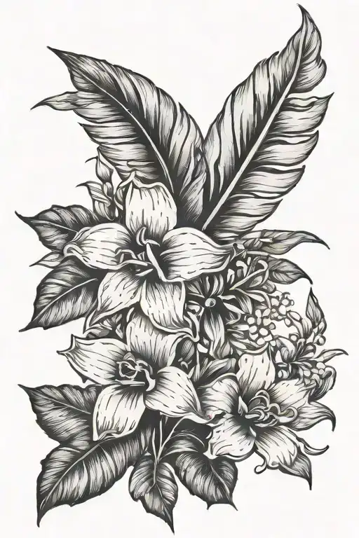 Virginia and Hawaii design tattoo tattoo design idea
