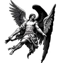 st michael archangel tattoo design idea