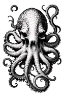 kraken tattoo design idea