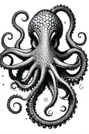 kraken tattoo design idea