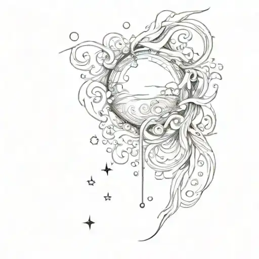 element water tattoo design idea