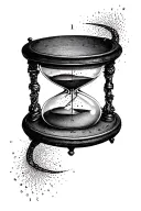 sleepwalking, bmth. "time stood still the way i did before it's like i'm sleepwalking". Little hourglass tattoo design idea