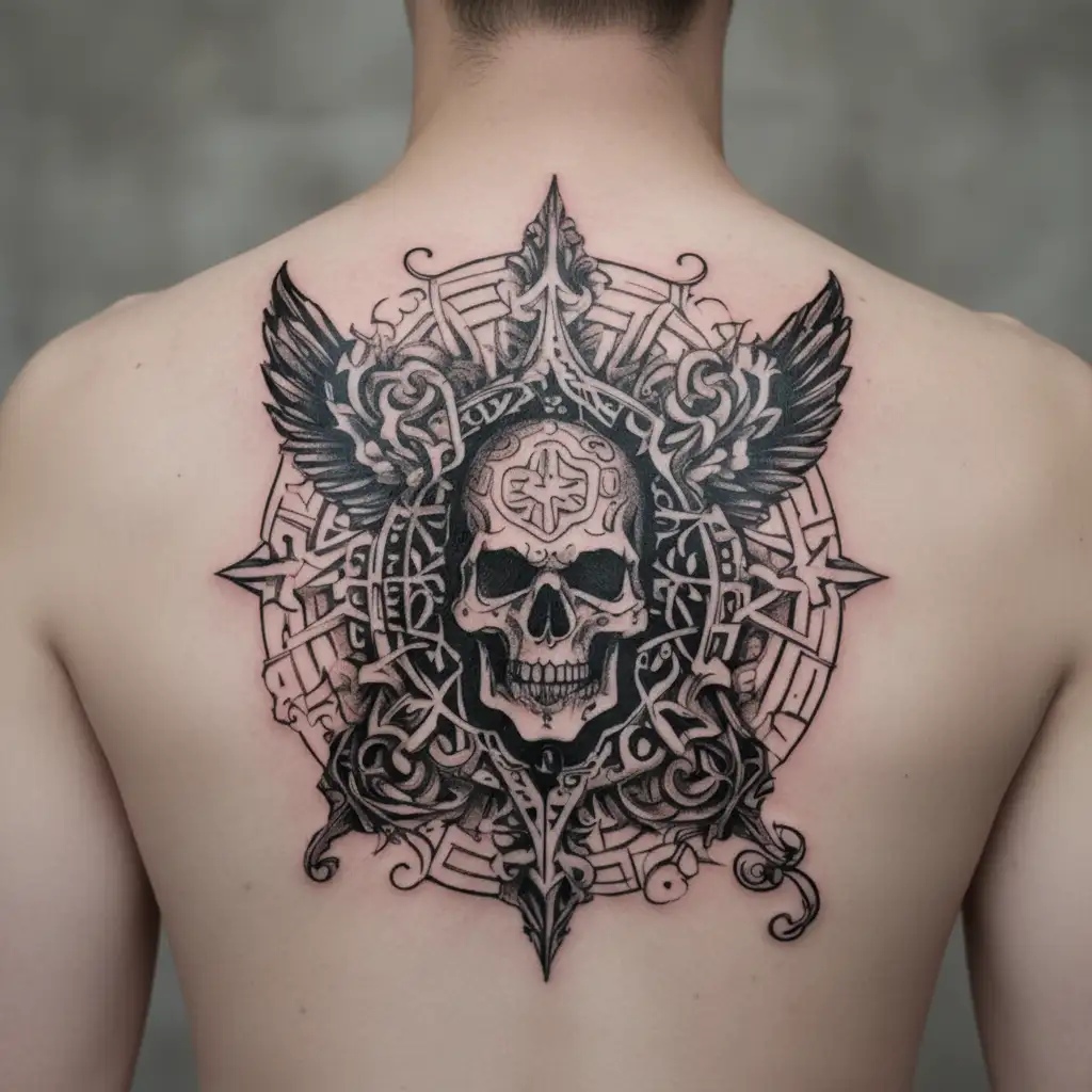 omerta code of silence tattoo design idea