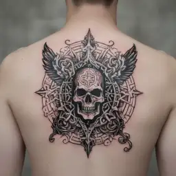 omerta code of silence tattoo design idea