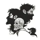 friends and liars tattoo design idea