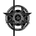 gemini and aquarius  tattoo design idea