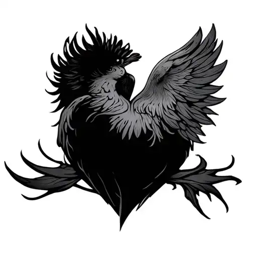 Never in my arms always in my heart tattoo design idea