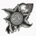 Ohio State tattoo design idea
