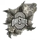 Ohio State tattoo design idea