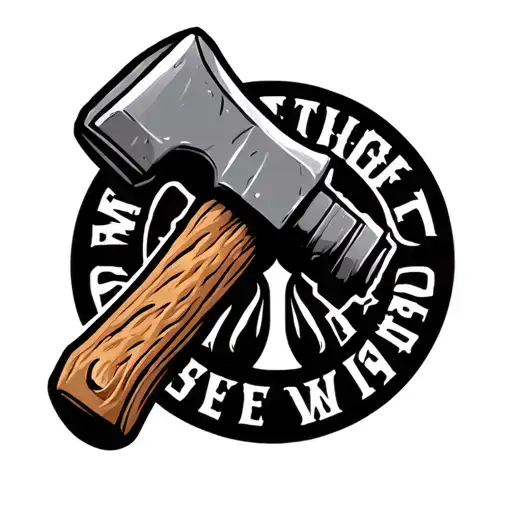 sledgehammer tattoo design idea