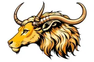 Leo Sagittarius Taurus tattoo design idea