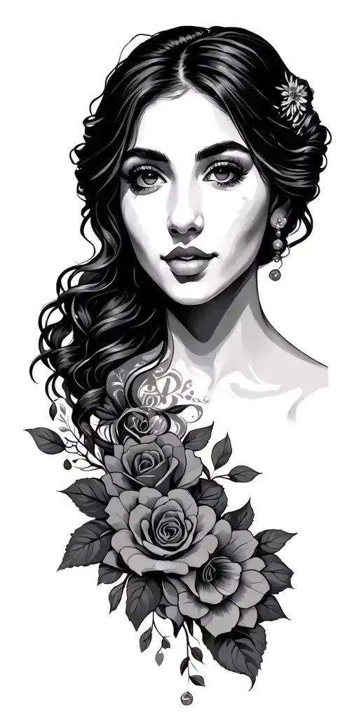 my mother's name tattoo design idea