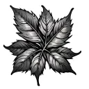 Roman Leaf tattoo design idea